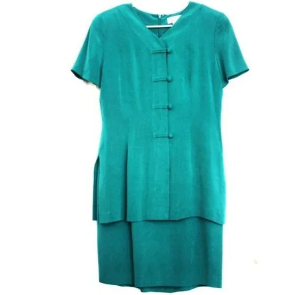 green emerald velvet dress Hand Beaded Short Sleeve Floral Godet Gown In Dusty Emerald